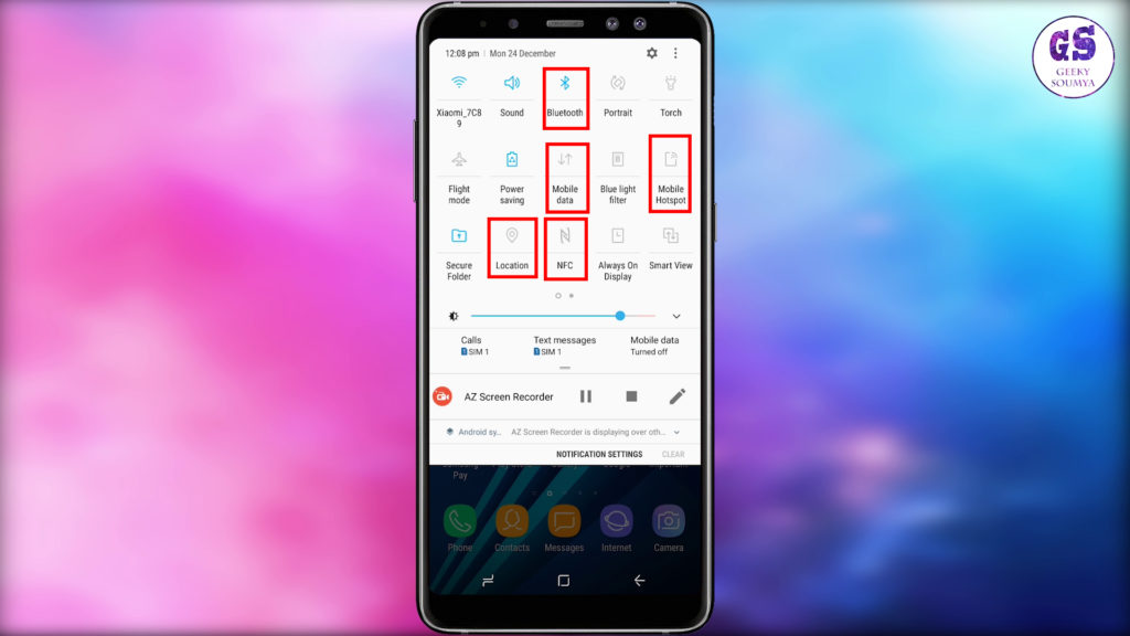 To Increase Battery Life on Android Phones we can turn off GPS, Bluetooth, Mobile Data, etc. If it is not necessary.