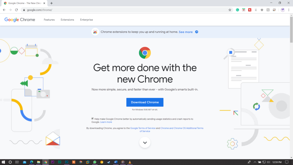 You can Download google chrome on cross platforms  