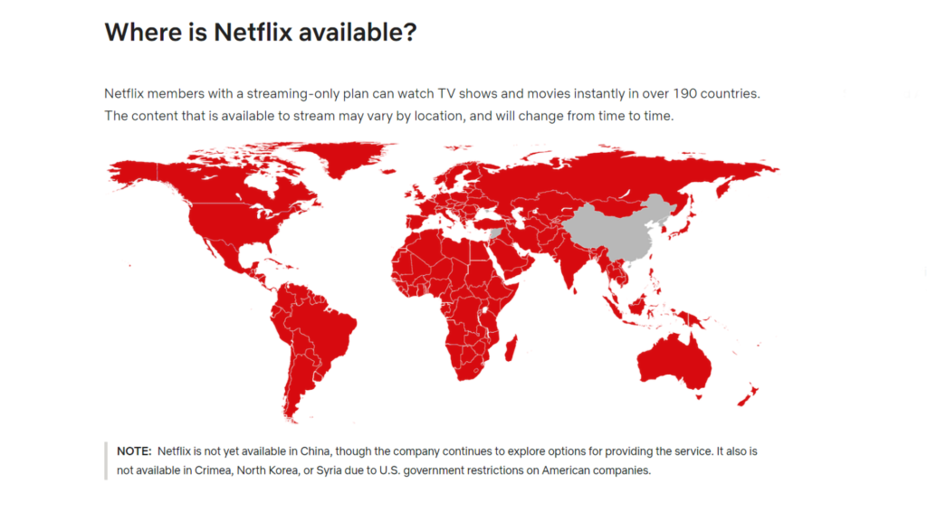 Where is Netflix Available