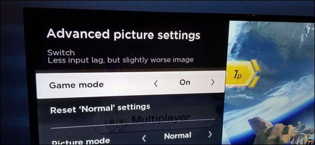 Game Mode On A TV