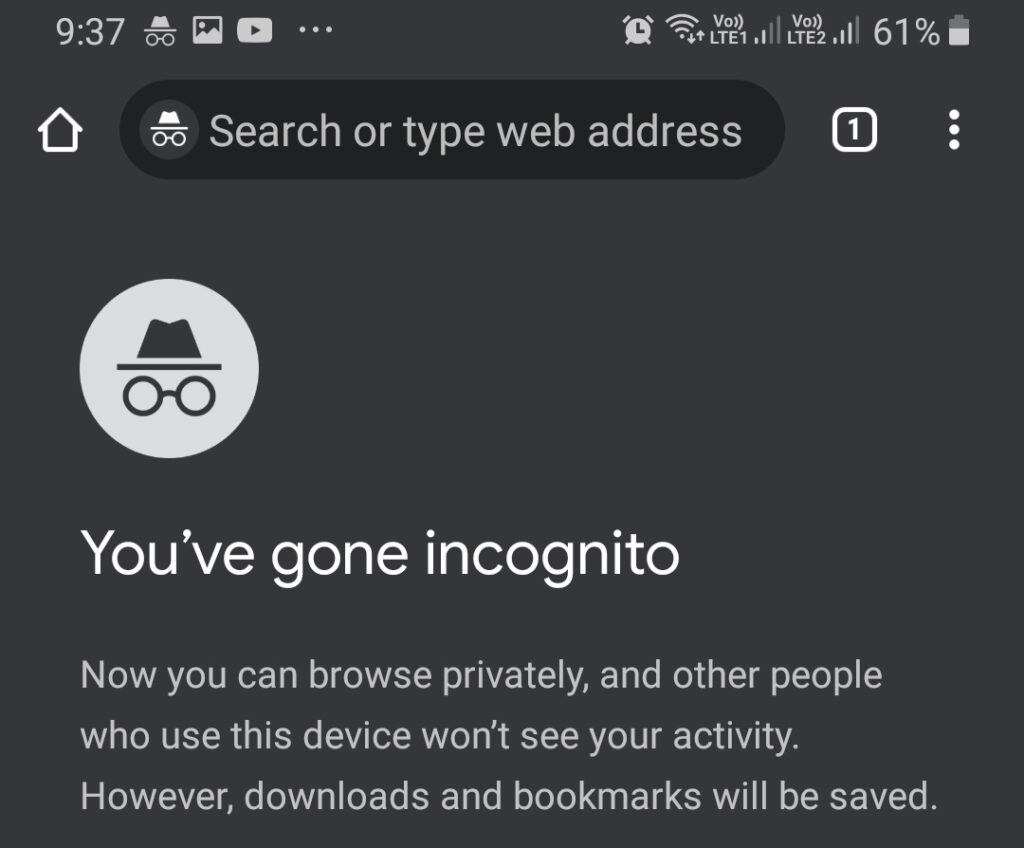 unable to capture screenshot google chrome incognito