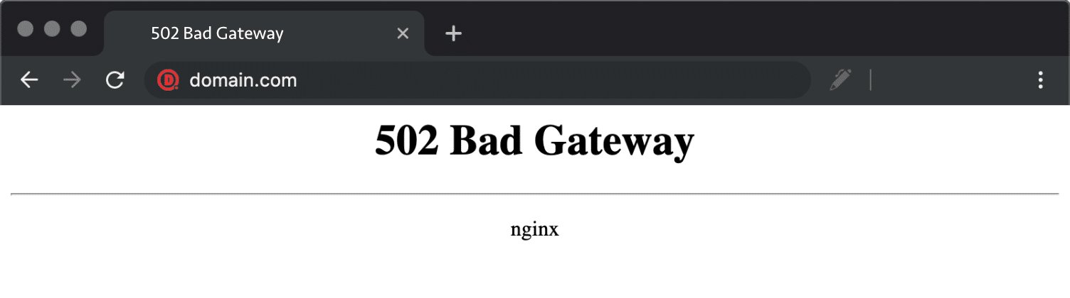 [Solved] 502 Error in two Minutes! - GEEKY SOUMYA