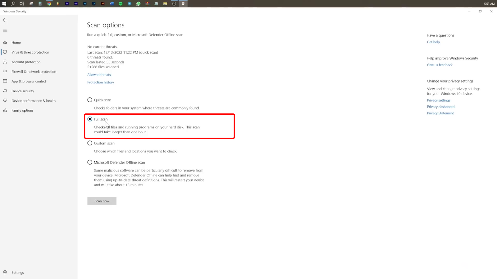 Windows Defender Scan Notification Settings You Must Turn On In Windows to be Safe - GEEKY SOUMYA