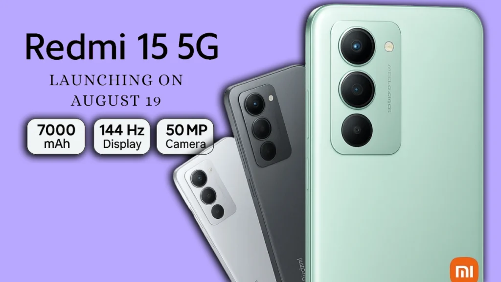 Redmi 15 Launch Date
